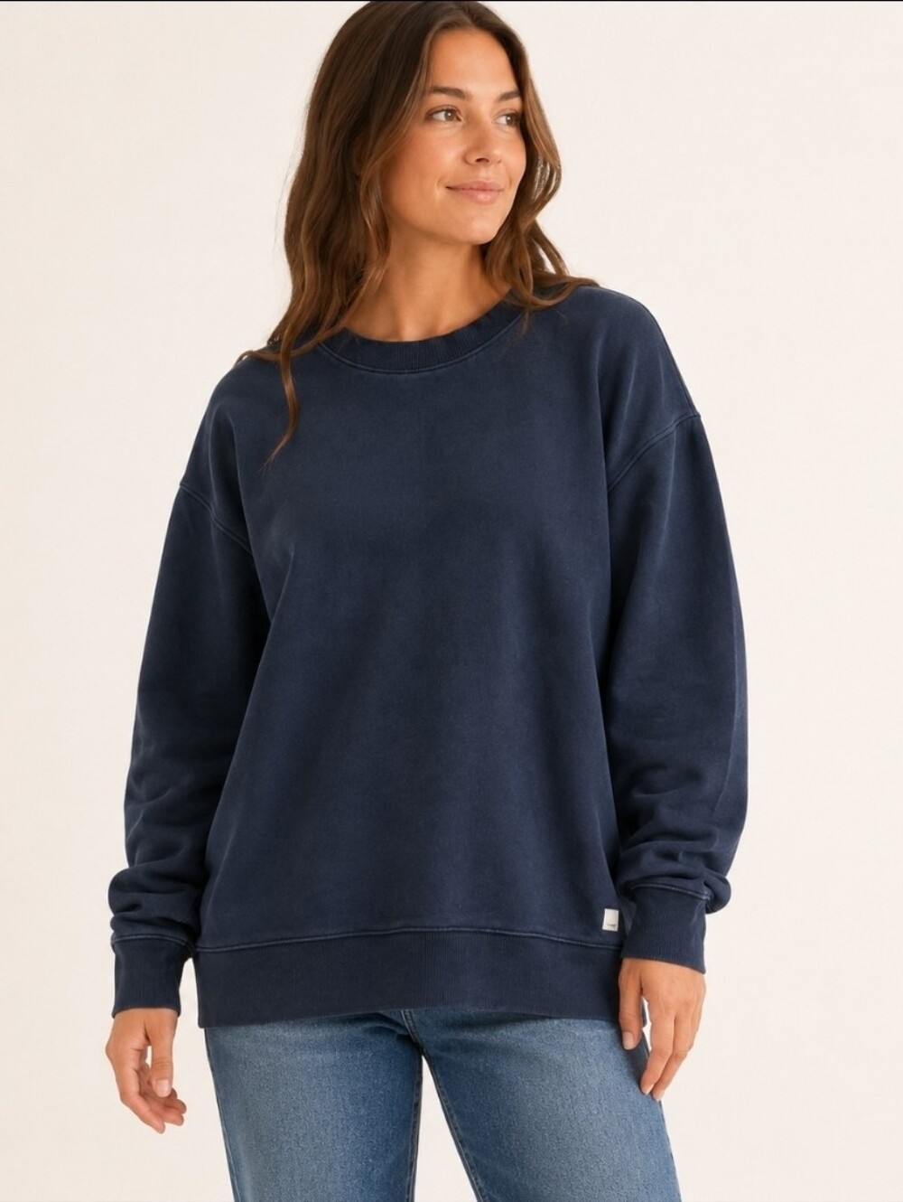 Vuori Sedona Weekender Crew Sweatshirt Black Size Small